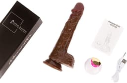 IntiMate® Alexander - Stotende en Roterende Dildo - Sexmachine met Afstandsbediening - XXL Vibrerende Monsterdildo - Handsfree Neukmachine Dildo met Zuignap - Levensecht Materiaal - 23cm Lange Realistische Structuur - Voor Anaal En Vaginaal Gebruik — thumbnail 10