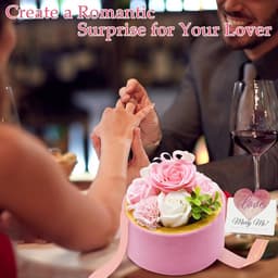 7 Eeuwige Rozen in Luxe Geschenkdoos - Geurende Kunstbloemen, Romantisch Valentijnscadeau — thumbnail 5