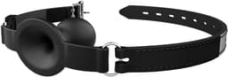 Oneay Siliconen mondknevel met ademgat – Verstelbaar BDSM accessoire – Geschikt voor diepe keeltraining en erotisch spel voor mannen, vrouwen en stellen — thumbnail 3