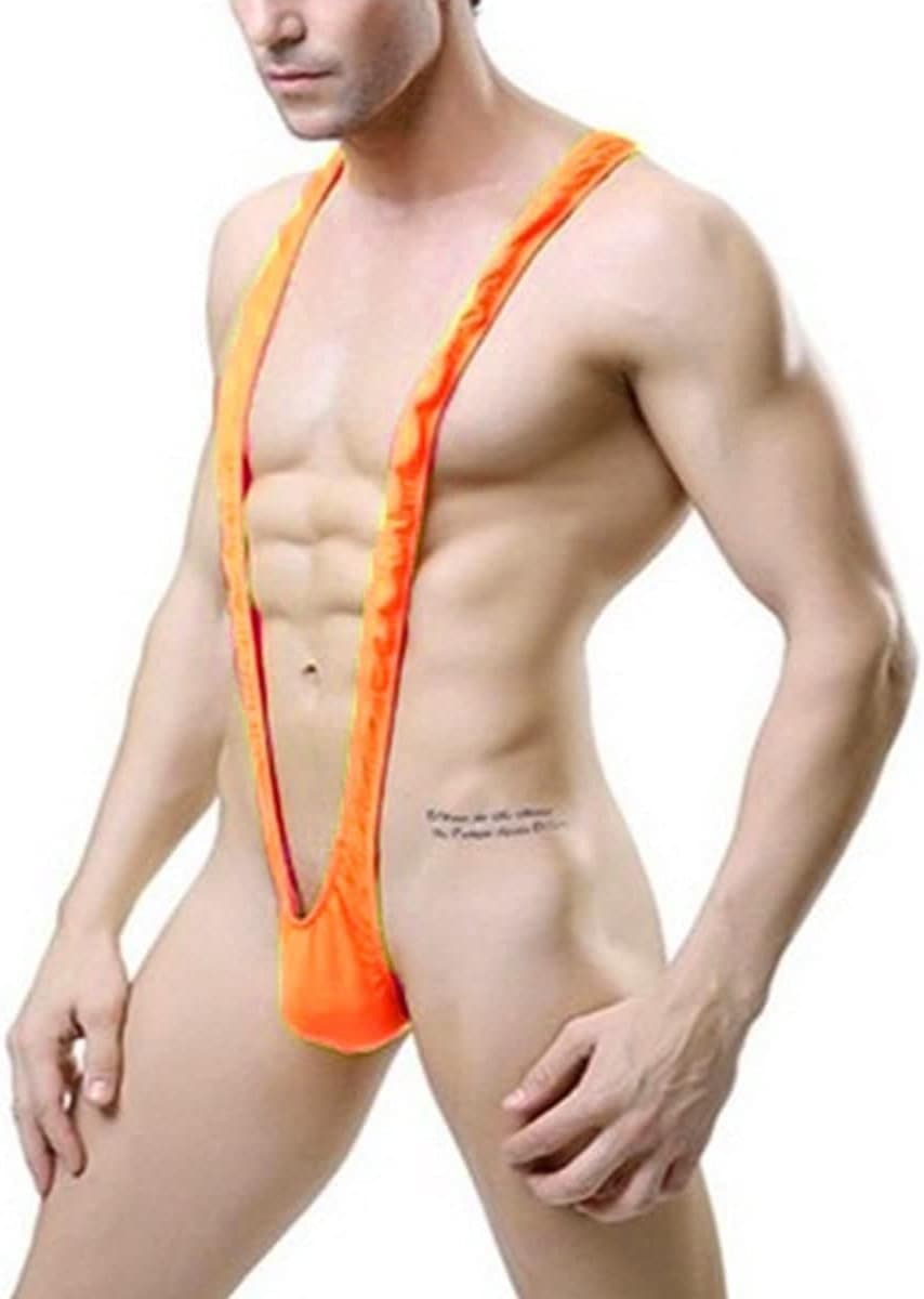 Heren Borat String Badpak Mannen Mankini Thong Kostuum voor Feest & Halloween — afbeelding 1