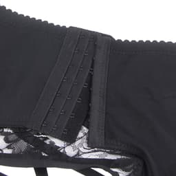 Zeloria Heren Jarretel Boxer Kant – Erotische Lingerie met Bandjes – Zwart – S – Exclusief Kousen — thumbnail 4