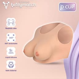 Bodymatch - Bowie - Realistische Siliconen Borstprothese - Cup D — thumbnail 3