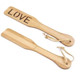 Single Paddle Zweep - BDSM - Hout - Love - Spanking — thumbnail 1