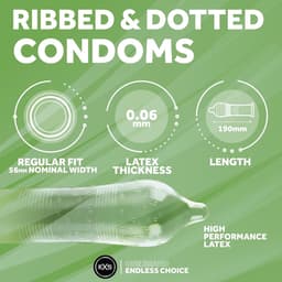 EXS Ribbed and Dotted 3 condooms — thumbnail 6