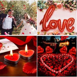 Complete Romantische Decoratieset voor Valentijnsdag en Huwelijksaanzoek — thumbnail 4