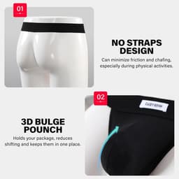 Heren String Tanga Slip Stringless Jockstrap Ondergoed — thumbnail 3