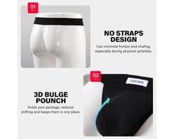 Heren String Tanga Slip Stringless Jockstrap Ondergoed