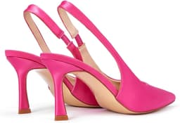Dames slingback pumps hoge hak 10 cm elegante spitse teen comfortabel kant maat 36-42 — thumbnail 5