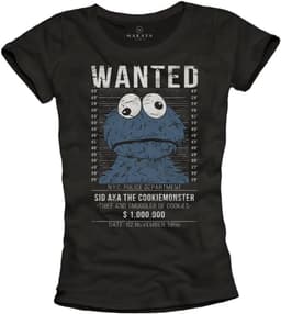 Grappig Gewild T-Shirt voor Dames - Koekjesmonster — thumbnail 1