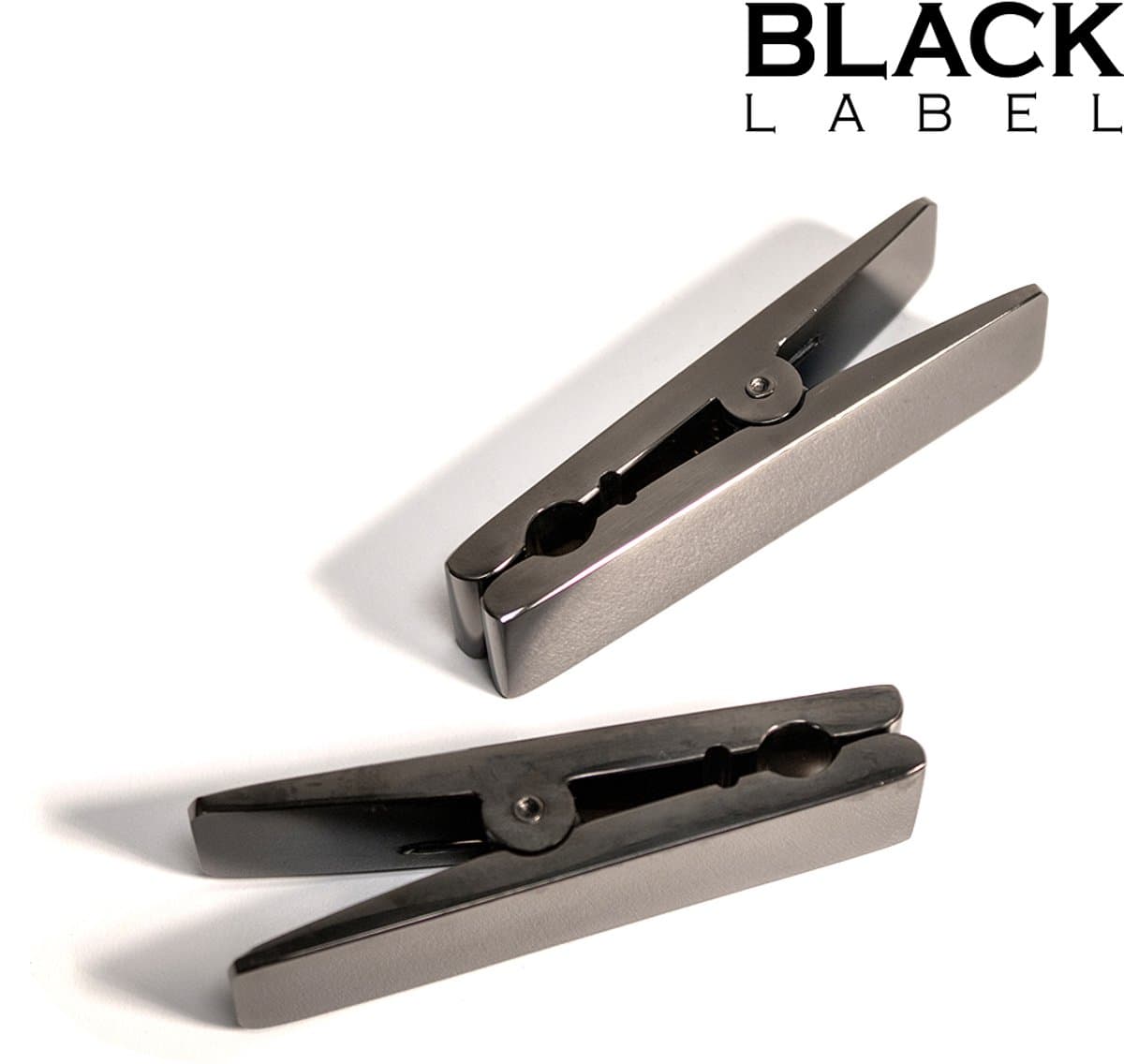 Black Label - Wasknijper Tepelklemmen - Zwart Chroom — afbeelding 1