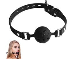 longziming Siliconen Ball Gag – Bondage en Rollenspelaccessoires Spel – Erotisch Accessoire – Sensueel Vastbinden – Volwassen Speelgoed voor Partner Spel
