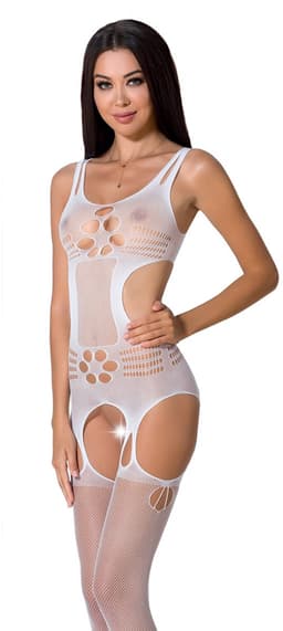 PASSION WOMAN BODYSTOCKINGS | Passion Woman Bs066 Bodystocking White One Size — thumbnail 1