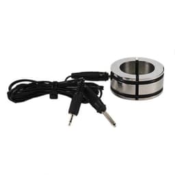 Rimba Electro Sex Ball Stretcher/cockring RVS bi-polair — thumbnail 3