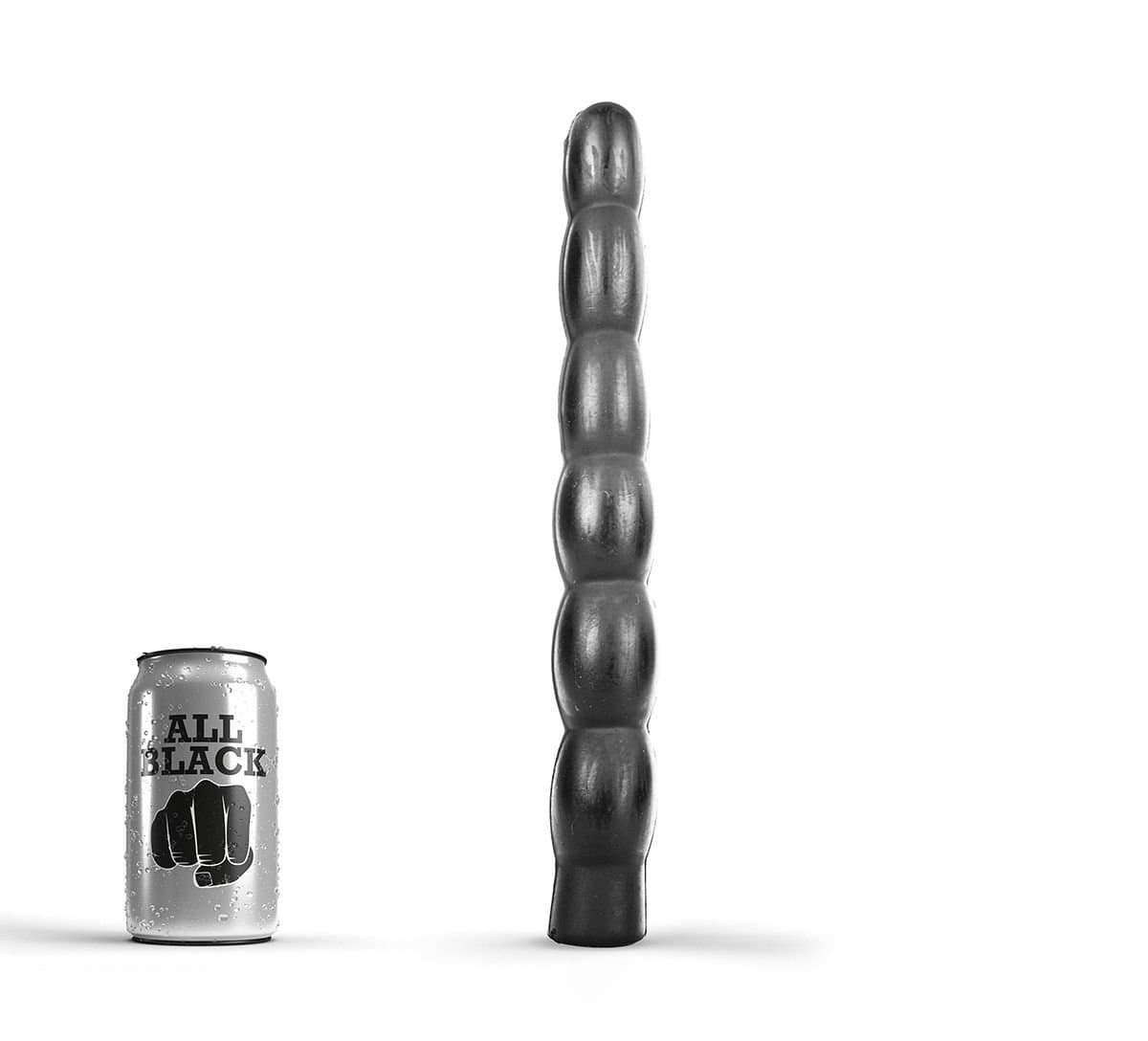 All Black Extra lange zwarte dildo 31.5 cm — afbeelding 1