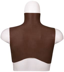 XX-DreamToys - Ultra Realistische Bodysuit - Drag - Bovenlijf Met Borsten - Bruin S — thumbnail 5