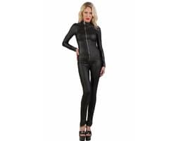 Catsuit van Lycra, zwart L