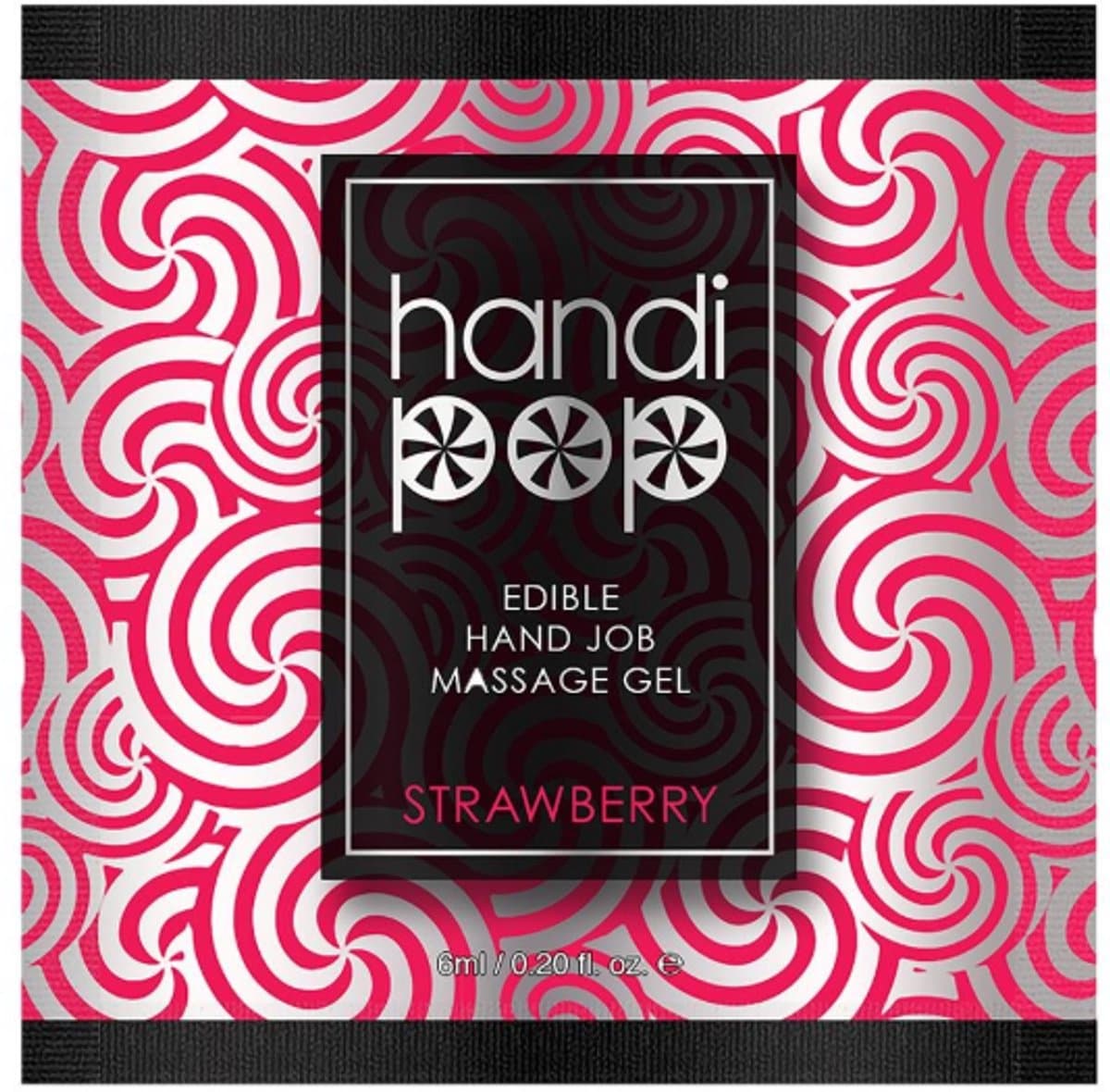 Eetbare massagegel aardbei 6 ml — afbeelding 1