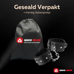 Quick Relief Tease Set™ - Bondage Set voor Mannen & Vrouwen - 11 Delig - Seksspeeltjes met Handboeien - Enkelboeien, Gag, Blinddoek, Zweepje - Sex Toys Koppels — thumbnail 17