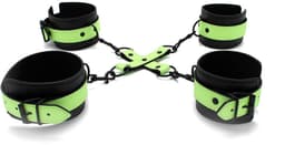 Kiotos - Glow in the Dark - Boeienset - Polsboeien Handboeien en Hogtie Set — thumbnail 2