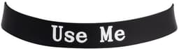 Rimba - Halsband - Collar Met Tekst - USE ME - Siliconen - Zwart — thumbnail 10