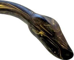 Monster Dildo The Master XXL - Extra Lange Anaal Dildo - Zwart/Goud XXL — thumbnail 3