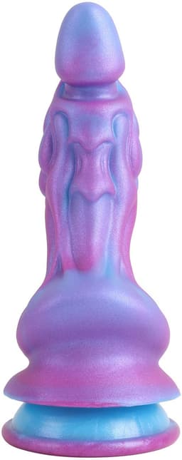 Banoch | Dildo fantasy Dragon | blauw / paars | siliconen met zuignap | Monster creature — thumbnail 12