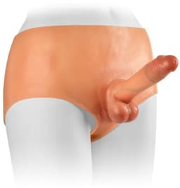 vscnovelty® Bodysuit met holle realistische dildo - penisbroekje met sleeve — thumbnail 7