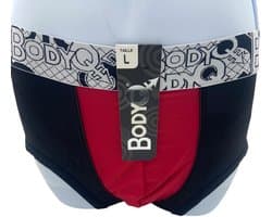 BodyQ Sexy Heren Boxershort – Zwart/Rood – Erotische Herenlingerie – Maat L
