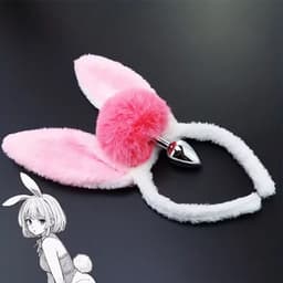Konijnenoren met buttplug - Cosplay rollenspel - Bunny - Anaal - Anime - Set — thumbnail 4