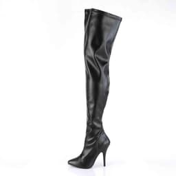 EU 46 = US 15 | SEDUCE-3000 | 5 Plain Stretch Thigh Boot — thumbnail 3