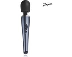 Teazers - Black Lightning Wand Vibrator - Ook voor Massages - Wandvibrator - Vibrators - Vibrators voor Vrouwen en Mannen - Sex Toys voor Vrouwen - Clitoris Stimulator - Zwart