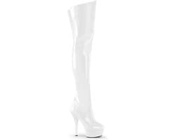 EU 36 = US 6 | KISS-3010 | 6 Heel Platform Thigh Boot