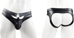 BamBella ® Slip Onderbroek - Maat S - MAT glans - Zwart BDSM kleding erotische heren kleding — thumbnail 5