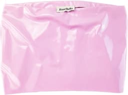 BamBella® - Datex rok roze - maat L/XL - (Mix latex en stof mini rok -Sexy Erotische dames BDSM SM fetish kleding — thumbnail 4