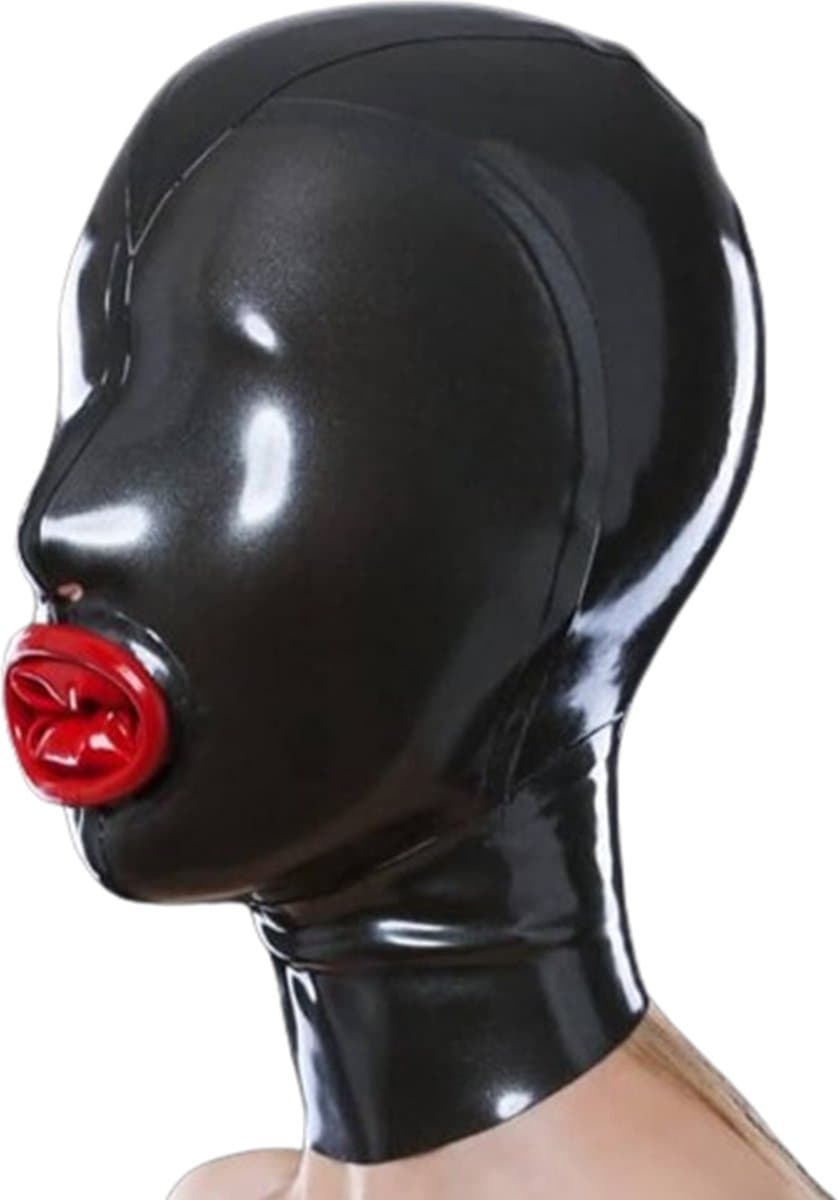 Extreme latex fetisj GAG masker voor haar - Latex bondage - 100% Latex rubber - BDSM - Mond condoom - Knevel - Fetisj - One size - Meerdere maten — afbeelding 1