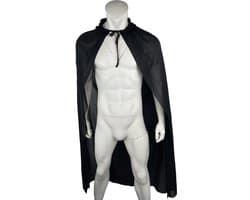 Doorschijnende Cape met capuchon - BDSM - Erotisch - SM Meester - Rollenspel Outfit - Transparant - Halloween