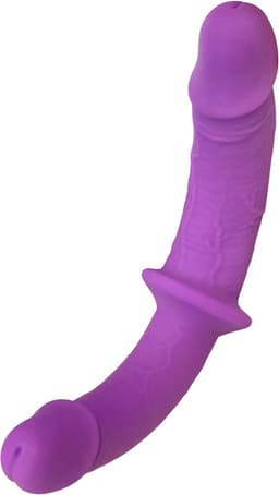 Sweet Smile Super Soft Double Voorbind Dildo - Strap-on met Uitneembaar Dubbele Dildo - Realistische Vloeibare Siliconen Dubbele Dildo 32 cm — thumbnail 10