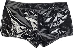 BamBella ® - Boxer short Maat M Datex Zwart (Latex en stof SM kleding BDSM erotische heren kleding — thumbnail 7