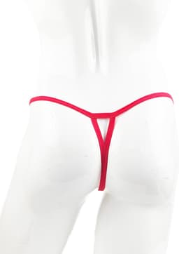 BamBella ® - Sexy Erotische bondage Lingerie Maat S/M onesize Heren onderbroek Rood mannen — thumbnail 3