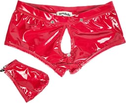 BamBella ® - Boxer short Maat XL Datex (Latex en stof SM kleding BDSM kruisloos erotische heren kleding — thumbnail 10