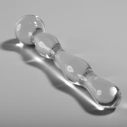 NEBULA SERIES BY IBIZA - MODEL 13 DILDO BOROSILICATE GLASS 18 X 3.5 CM CLEAR | GLAS DILDO | FANTASY DILDO | ANALE DILDO | SEX TOYS VOOR KOPPELS | SEX TOYS VOOR MANNEN | SEX TOYS VOOR VROUWEN — thumbnail 3
