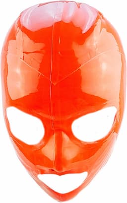 BNDGx® -100% Latex Masker ogen mond open - Anoniem Erotiek - Extreme BDSM sm fetish Rollenspel kleding Rood — thumbnail 3