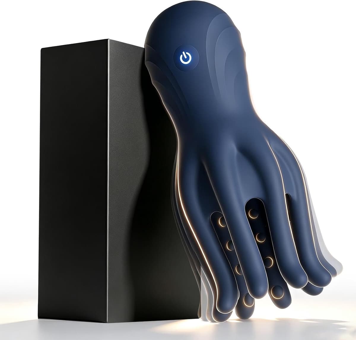 Penis Vibrator voor Mannen - Vibrerende Masturbator met 10 Vibratiestanden - 360° Stimulator met 8 Flexibele Tentakels - Zachte Siliconen - Oplaadbaar - IPX5 Waterbestendig - Compact & Discreet — afbeelding 1
