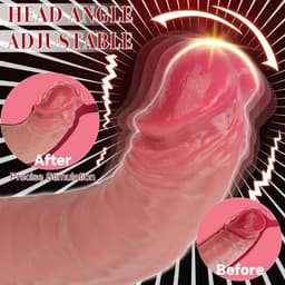 Realistische Vibrators Seksspeeltjes voor Vrouwen - Handsfree G-spot Vibrator met Stotende, Slingerende en Vibrerende Modi, Automatische Seksmachines Anale Dildo's Seksspeeltjes voor Koppels — thumbnail 2