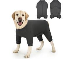 Na operatie body voor honden met ritssluiting, hond op body met benen, beschermend pak hond, kastratiebody, hond, medisch hondenbody, lekbescherming, wondbeschermingspak, honden