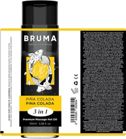Premium Heat Effect Massageolie Pina Colada — thumbnail 5