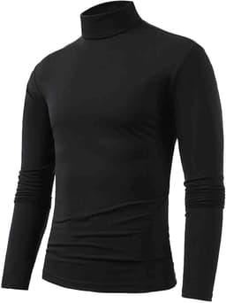 2026 Mannelijke Winter Warm Opstaande Kraag Mode Thermisch Ondergoed Mannen Basic T-Shirt Blouse Trui Lange Mouwen — thumbnail 4