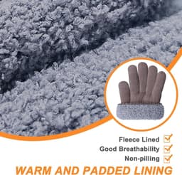 Handschoenen Mannen Wol Fleece Gevoerde Thermische Handschoenen Touch Screen Warm Gebreide Handschoenen Gift voor Running Ski Outdoor — thumbnail 2
