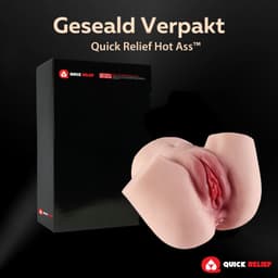 Quick Relief Eva™ - Masturbator Medium - Pocket Pussy - Grote Kont - Realistische Vagina & Anus - Seks Toy voor Mannen - 2,5 kg — thumbnail 4