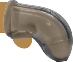 Penissleeve, keursheidskooi voor mannen, TPE, gebogen, SM, bondage — thumbnail 1